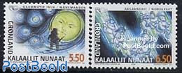 Greenland 2004 Norden, Mythology 2v, Mint NH, History - Europa Hang-on Issues - Art - Fairytales - Ongebruikt