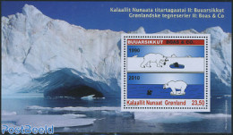 Greenland 2010 Global Warming S/s, Mint NH, Nature - Animals (others & Mixed) - Bears - Environment - Art - Comics (ex.. - Nuevos