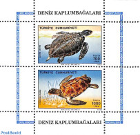 Türkiye 1989 Sea Turtles S/s, Mint NH, Nature - Reptiles - Turtles - Autres & Non Classés