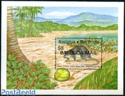 Barbuda 1990 Animals S/s, Mint NH, Nature - Animals (others & Mixed) - Barbuda (...-1981)