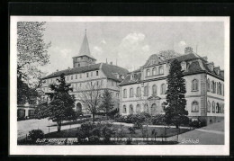 AK Bad König I. Odw., Blick Auf Das Schloss  - Bad Koenig