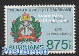 Suriname, Republic 1995 Police 1v, Mint NH, History - Various - Coat Of Arms - Police - Police - Gendarmerie