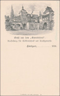 Württemberg:  Ganzsache "Gruss Aus Dem Gewerbedorf Stuttgart 1896" - Storia Postale