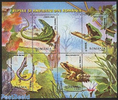 Romania 2003 Reptiles & Amphibians S/s, Mint NH, Nature - Animals (others & Mixed) - Frogs & Toads - Reptiles - Nuovi