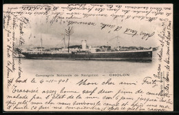 AK Handelsschiff Cholon, Compagnie Nationale De Navigation  - Commerce