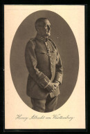 AK Herzog Albrecht Von Württemberg In Uniform Mit Orden  - Koninklijke Families