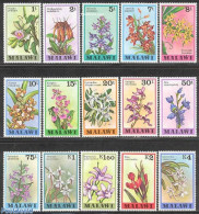 Malawi 1979 Definitives, Orchids 15v, Mint NH, Nature - Flowers & Plants - Orchids - Malawi (1964-...)