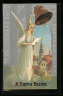 AK Osterengel Im Kirchturm  - Angels