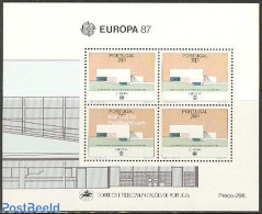 Portugal 1987 Europa, Modern Architecture S/s, Mint NH, History - Europa (cept) - Art - Modern Architecture - Unused Stamps