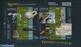 Cyprus 2007 Cyprus Through The Ages 8v M/s, Mint NH, History - Nature - Various - Archaeology - Hippopotamus - Prehist.. - Ungebraucht