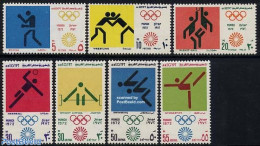 Egypt (Republic) 1972 Olympic Games Munich 7v, Mint NH, Sport - Basketball - Boxing - Gymnastics - Handball - Olympic .. - Ongebruikt