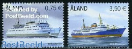 Aland 2010 Passenger Ferries 2v, Mint NH, Transport - Ships And Boats - Barche