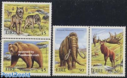 Ireland 1999 Extinct Animals 2x2v [:], Mint NH, Nature - Animals (others & Mixed) - Bears - Deer - Prehistoric Animals - Unused Stamps