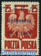 Poland 1945 Liberation 1v (city May Very), Mint NH - Ungebraucht