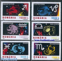 Romania 2001 Zodiac 6v, Mint NH, Science - Ongebruikt