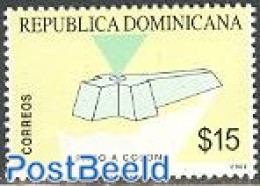 Dominican Republic 2002 Columbus Lighthouse 1v, Mint NH, Various - Lighthouses & Safety At Sea - Lighthouses