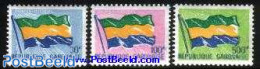 Gabon 1978 On Service 3v, Mint NH, History - Flags - Otros & Sin Clasificación