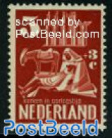 Netherlands 1950 5+3c Churches In Wartime, Mint NH, Religion - Religion - Neufs