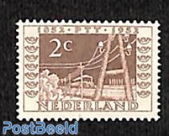 Netherlands 1952 2c Train Around 1852, Mint NH, Transport - Railways - Ongebruikt