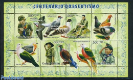 Guinea Bissau 2006 Scouting, Birds 4v M/s, Mint NH, Nature - Sport - Birds - Scouting - Guinée-Bissau