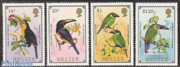 Belize/British Honduras 1986 Tucans 4v, Mint NH, Nature - Birds - Toucans - Honduras Británica (...-1970)