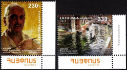 ARMENIA 2020-11 ART Paintings. Tadevosian - 150. Post Logo CORNER, MNH - Moderne