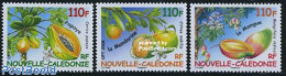 New Caledonia 2008 Fruits 3v, Mint NH, Nature - Fruit - Unused Stamps