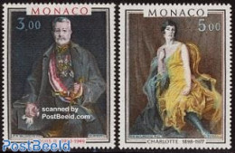 Monaco 1981 Paintings 2v, Mint NH, History - Kings & Queens (Royalty) - Art - Paintings - Ungebraucht