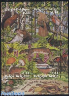 Belgium 2004 Forest Week S/s, Mint NH, Nature - Animals (others & Mixed) - Birds - Butterflies - Insects - Mushrooms -.. - Ungebraucht