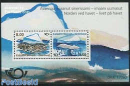 Greenland 2012 Norden S/s, Mint NH, History - Nature - Europa Hang-on Issues - Sea Mammals - Ungebraucht