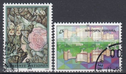 UNITED NATIONS Vienna 137-138,used - Gebruikt