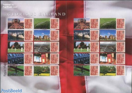 Great Britain 2007 Glorious England, Label Sheet, Mint NH, Sport - Cricket - Neufs
