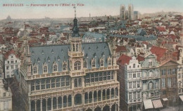 Bruxelles Belgique (10184) Panorama Pris De L'Hôtel De Ville - Panoramic Views
