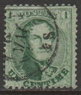 Belgique - N°13A Obl. - 1863-1864 Medaillen (13/16)