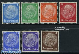 Germany, Empire 1932 Definitives 7v, Unused (hinged) - Nuovi