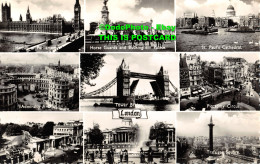 R434396 London. The Photographic Greeting Card. RP. Multi View - Sonstige & Ohne Zuordnung