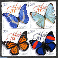 Poland 2020 Butterflies 4v [+] Or [:::], Mint NH, Nature - Butterflies - Nuovi