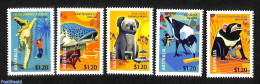 Australia 2023 Big Things 5v, Mint NH, Nature - Birds - Crocodiles - Fish - Art - Sculpture - Ongebruikt