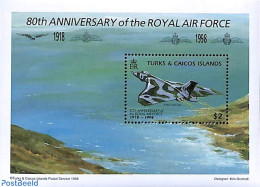 Turks And Caicos Islands 1998 Royal Air Force, Avro Vulcan S/s, Mint NH, Transport - Aircraft & Aviation - Aerei