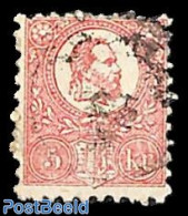Hungary 1871 5K Rosa, Used, Used Or CTO - Gebruikt