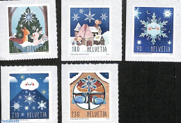 Switzerland 2023 Christmas 5v S-a, Mint NH, Religion - Christmas - Unused Stamps