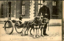 MILITARIA -  Carte Postale - Mitrailleur Belge Avec Son Attelage De Chiens - L 152059 - Characters