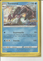 CARTE SARMURAI HOLOGRAPHIQUE POKEMON GO N° 28 - Épée & Bouclier