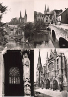 28 Chartres Série 10 Cartes Postales Dans Pochette Souvenir Robert Laillet Vue Pont Du Massacre , Pont Bouju Cathedrale - Chartres