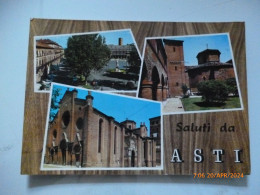 Cartolina  Viaggiata "Saluti Da ASTI" Vedutine 1970 - Asti