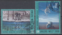 UNITED NATIONS Vienna 307-308,used - Oblitérés