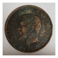 GADOURY 152 - CINQ CENTIMES 1854 W Lille TYPE NAPOLEON III - TTB - KM 777 - OXYDE - TTB - 5 Centimes