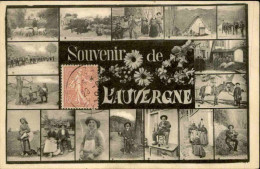 FRANCE -  Carte Postale Vues Multiples - Souvenir D'Auvergne - L 152071 - Souvenir De...