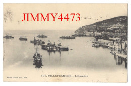 CPA - VILLEFRANCHE En 1909 -  L'Escadre  - N° 304 - Edit. Giletta Nice - Villefranche-sur-Mer