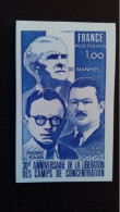 FRANCE  N°1853**   ESSAI DE COULEUR  NON DENTELE  LOT - Prove Di Colore 1945-…